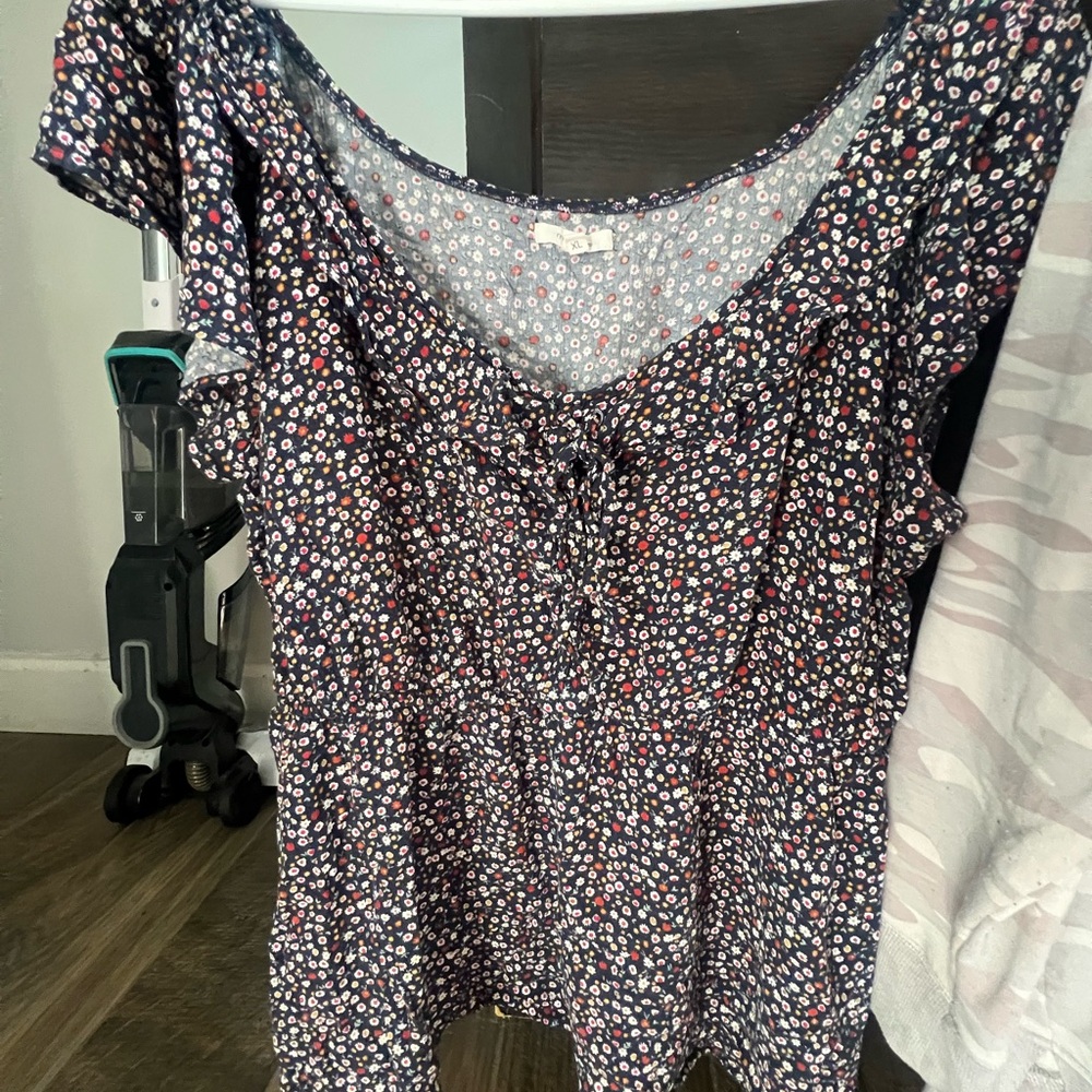 Floral Print Women's Top